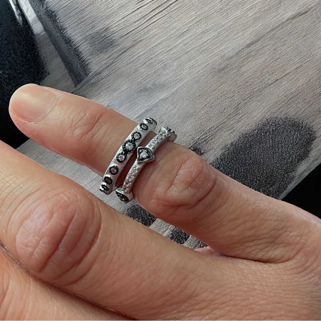 Two Freida Rothman Stacking Rings 70$